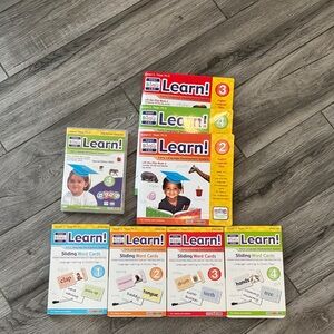 Bendon Learn! Sliding Word Cards Set